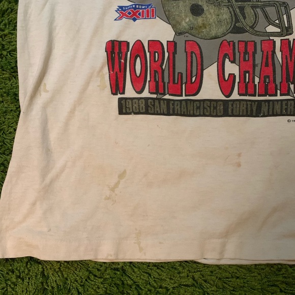 Vintage 1989 Super-Bowl Champions Tee Shirt - Picture 4 of 4